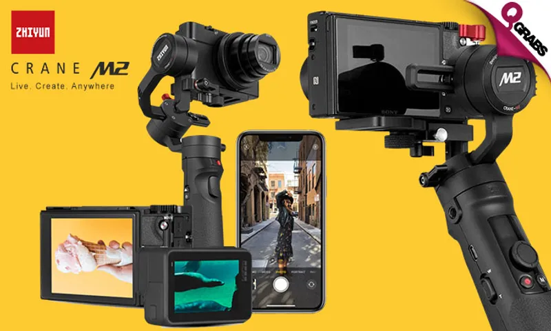 Zhiyun Crane M2 3-Axis Handheld Gimbal!